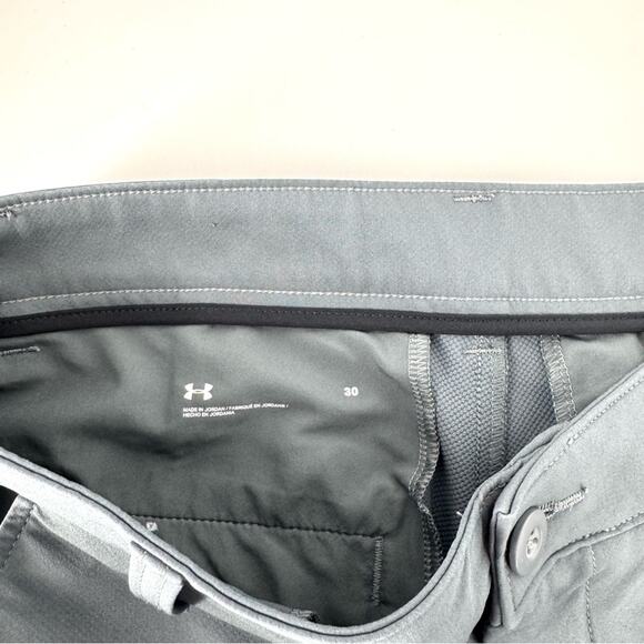 Under Armour Tech Golf Shorts Pitch Gray Men’s 30” Waist - Picture 7 of 7